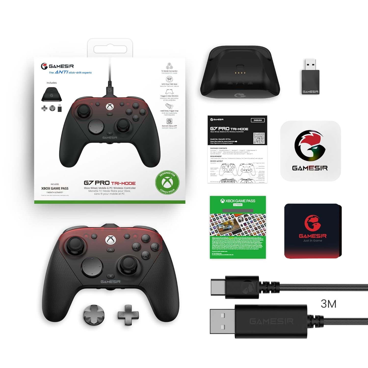 G7 Pro Wired Controller for Xbox Series X|S, Xbox One, Pc & Android
